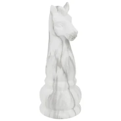 Atmosphera Créateur D'Intérieur Déco à poser pièces d'échec Olen gris H26,5cm- Multicolore- Atmosphera* Lettre Décorative