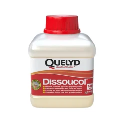 Quelyd Décolleur de papier peint Dissoucol - surface de couverture 140 m² - contenance 0,25 L - 30611831* Colle Papier Peint