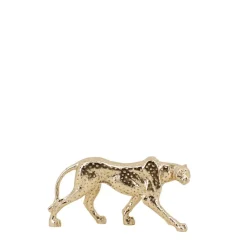 Clearance Ornami Décoration à poser panthère dorée 26cm