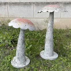 La Grande Prairie Décoration champignon 24x24x44cm* Statue Décorative