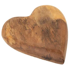 Mauro Ferretti Décoration en bois marron 16x14x4,5 cm* Statue Décorative