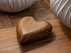Mauro Ferretti Décoration en bois marron 16x14x4,5 cm* Statue Décorative