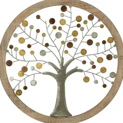 Mauro Ferretti Décoration murale Arbre en métal Della Vita 61x1.8 cm* Objet Décoratif Mural