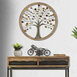 Mauro Ferretti Décoration murale Arbre en métal Della Vita 61x1.8 cm* Objet Décoratif Mural