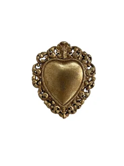 Clearance Emdedesign Décoration murale cœur ex-voto doré satiné Emde