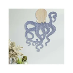 Mauro Ferretti Décoration murale en mdf et métal Octopus 41x1.5x57 cm* Objet Décoratif Mural