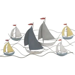 Mauro Ferretti Décoration murale en métal Sea 114.5x3.5x62.5 cm* Objet Décoratif Mural
