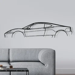 Shape Paris DÉCORATION MURALE EN MÉTAL - Silhouette de voiture - 360 Modena - 80 CM* Objet Décoratif Mural