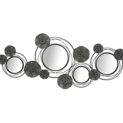 Mauro Ferretti Décoration murale en métal Dark round 117x5.5x49 cm* Objet Décoratif Mural
