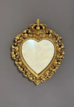 Best Emdedesign Décoration murale ex-voto couronne dorée H.19cm Emde