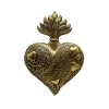 Best Emdedesign Décoration murale ex-voto cœur sacré doré vieilli H.28cm Emde