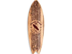 Best Déclina DECLINA, planche de surf décorative, décoration murale, surf déco, alu-dibond, Planche de surf déco Hawaii Beach, 100x30 cm