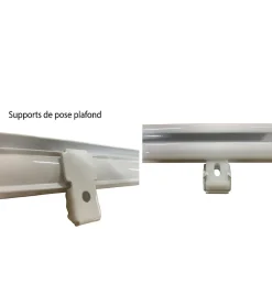 Best Secodir DECORAIL - Tringle Rail Rideau Discret 2 m - Aluminium