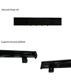 Discount Secodir DECORAIL - Tringle Rail Rideau Discret 6 m - Aluminium