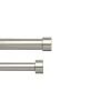 Outlet Umbra Double tringle à rideau ext 91 à 167cm nickel D25mm