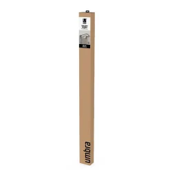 Umbra Double tringle à rideaux D25mm extensible argenté, 167-365cm* Barre À Rideau Extensible