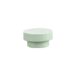 Outlet GoodHome Embout bouchon pour barre à rideau 19 mm Anafi blanc
