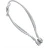 Boulet Embrasse à rideaux aimantée 30cm Gris perle -* Rail À Rideaux
