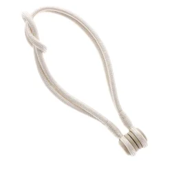 Boulet Embrasse à rideaux aimantée 25cm Beige -* Rail À Rideaux