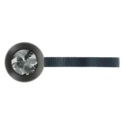 Boulet Embrasse à rideaux 25cm Anthracite/Gris -* Rail À Rideaux