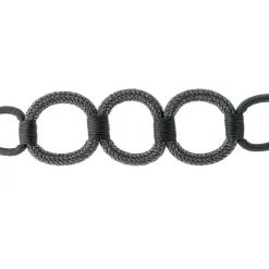 Best Boulet Embrasse à rideaux 30cm Anthracite/Argent -