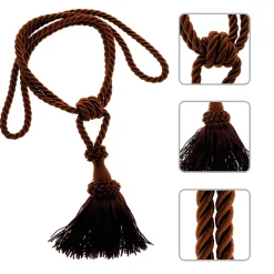 Discount Boulet Embrasse à rideaux 70cm Chocolat -