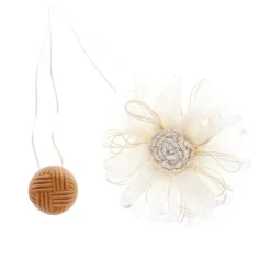 Hot Boulet Embrasse à rideaux 9cm Coton naturel -