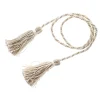 Boulet Embrasse à rideaux 80cm Lin/Coton naturels -