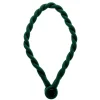 Hot Boulet Embrasse à rideaux tressée aimantée 30cm Vert cyprès -