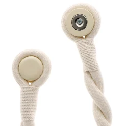 Clearance Boulet Embrasse à rideaux tressée aimantée 30cm Naturelle -