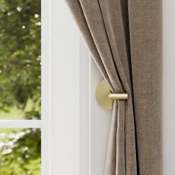 Discount GoodHome Embrasse Elasa petit modèle métal doré L.3cm
