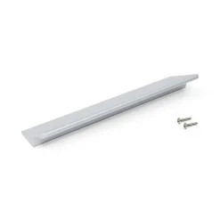 Emuca Lot de 10 poignées pour meubles Torrent, L120mm, entraxe 96mm, Aluminium, Anodisé mat* Poignée De Meuble