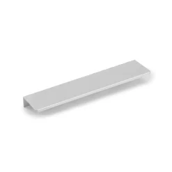 Emuca Lot de 10 poignées pour meubles Picanya, L198mm, entraxe 128mm, Aluminium, Anodisé mat* Poignée De Meuble