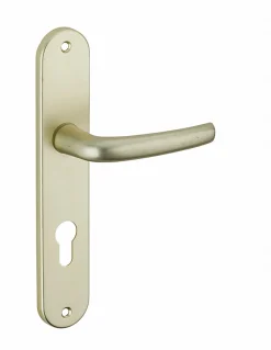 Clearance SP Ensemble de poignées pour porte d'entrée Maia à trou de cylindre, entr'axes 195mm, couleur F2 -