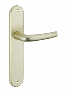 Discount Thirard Ensemble de poignées pour porte intérieure Maia sans trou, carré 7mm, entr'axes 195mm, couleur F2 -