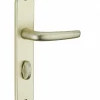 New Thirard Ensemble de poignées pour porte intérieure Maia à condamnation, carré 7mm, entr'axes 195mm, couleur F2 -