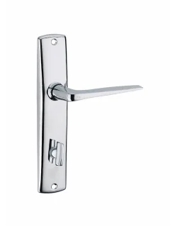 Clearance SP Ensemble de poignées pour porte intérieure Ares à condamnation, entr'axes 165mm, chromé -