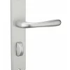 Outlet Thirard Ensemble de poignées pour salle de bain/toilette Pelope à condamnation, carré 7mm, entr'axes 195mm, argent -