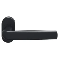 Sale GoodHome Ensemble poignée sur rosace Sel scroll à visser Primel mat gris anthracite