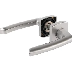 Discount Vachette Ensemble sur rosace Scult Bezault - Chromé velours - Bec de canne