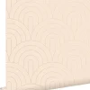 Best Estahome papier peint art déco rose pêche clair et or rose - 53 cm x 10.05 m - 139216