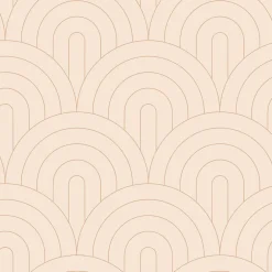 Best Estahome papier peint art déco rose pêche clair et or rose - 53 cm x 10.05 m - 139216