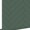 Sale Estahome papier peint chevron vert foncé - 53 cm x 10.05 m - 139222