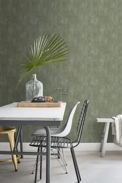 Best Estahome papier peint effet béton vert olive grisé - 53 cm x 10.05 m - 148754