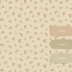 Best Estahome papier peint fleurs intage beige - 53 cm x 10.05 m - 139834