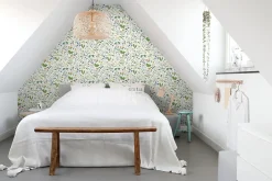 Sale Estahome papier peint fleurs des champs multicolore sur blanc - 53 cm x 10.05 m - 139390