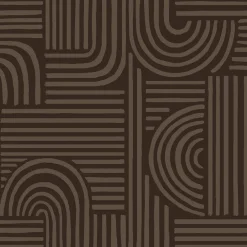 Sale Estahome papier peint graphique 3D brun foncé - 50 x 900 cm - 139940