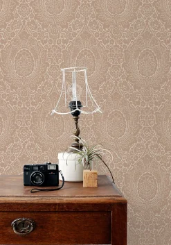 Best Estahome papier peint ornement vieux rose - 50 x 900 cm - 139632