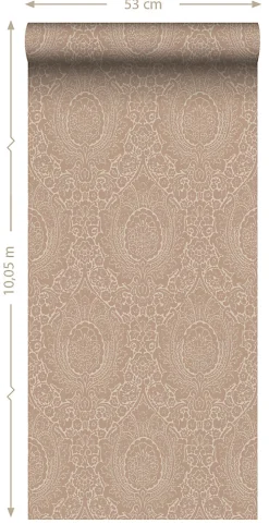 Best Estahome papier peint ornement vieux rose - 50 x 900 cm - 139632