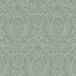 Best Estahome papier peint ornement vert grisé - 50 x 900 cm - 139633
